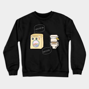 washing maschine Crewneck Sweatshirt